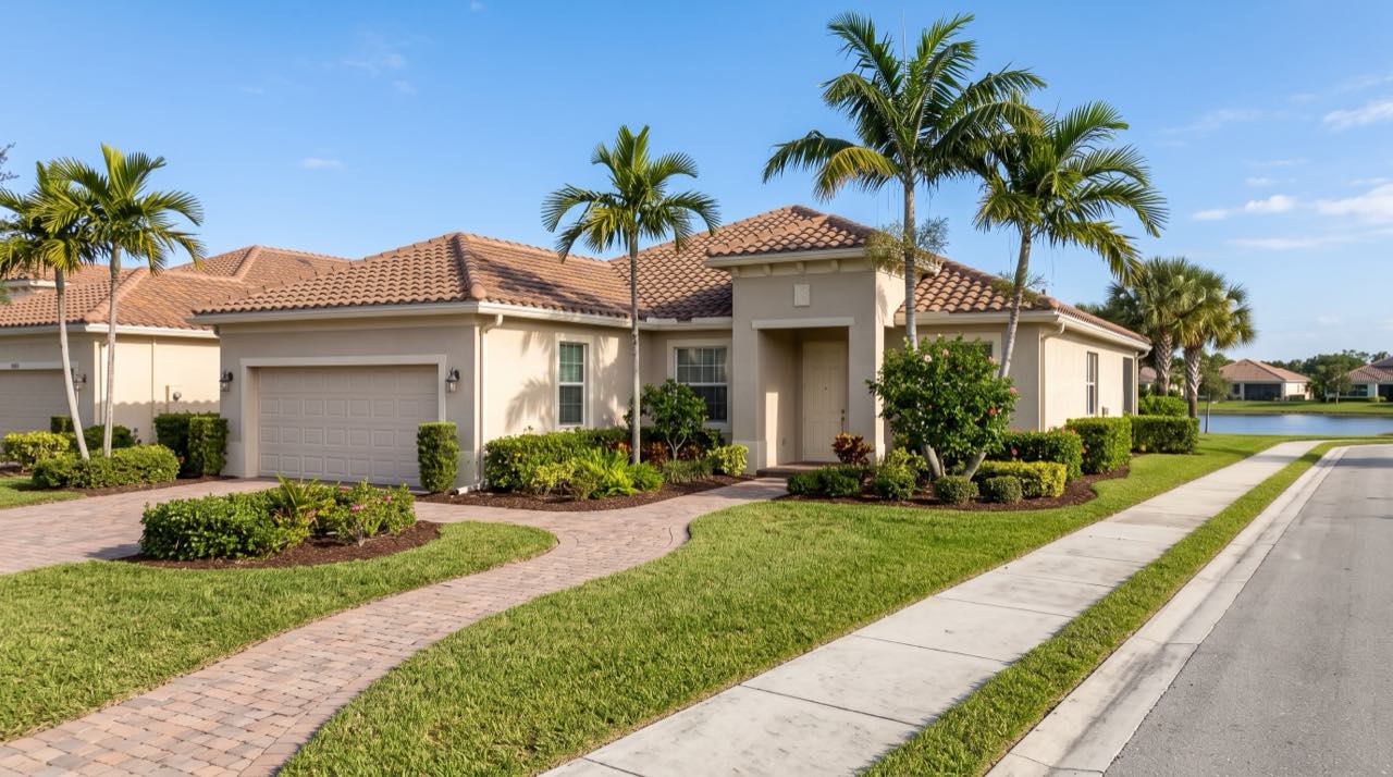 Pembroke Pines, Florida at golden hour